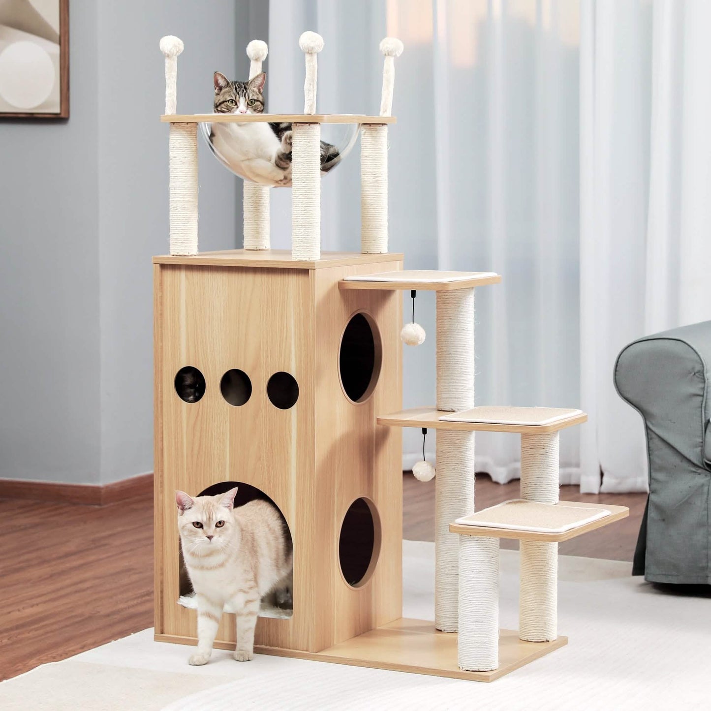 52" Multi-level Cat Tree