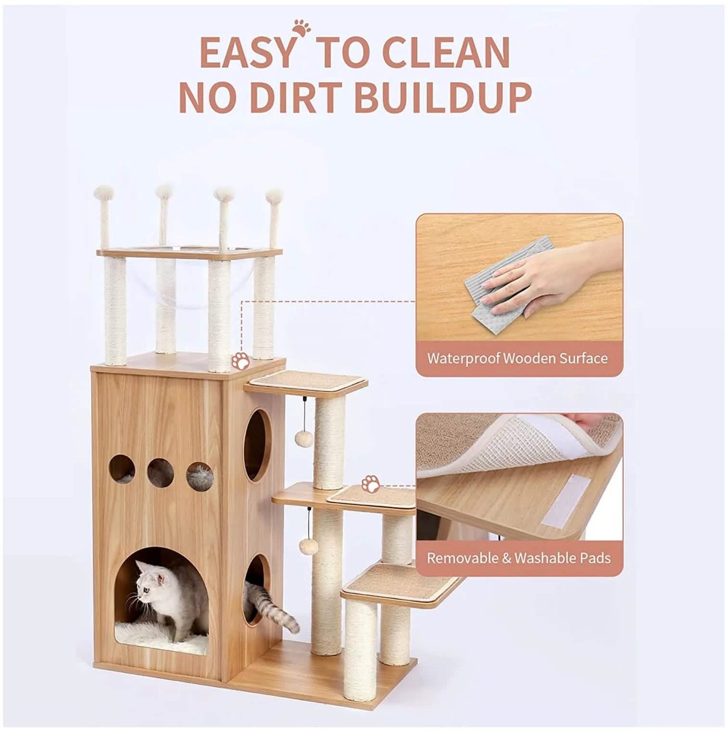 52" Multi-level Cat Tree