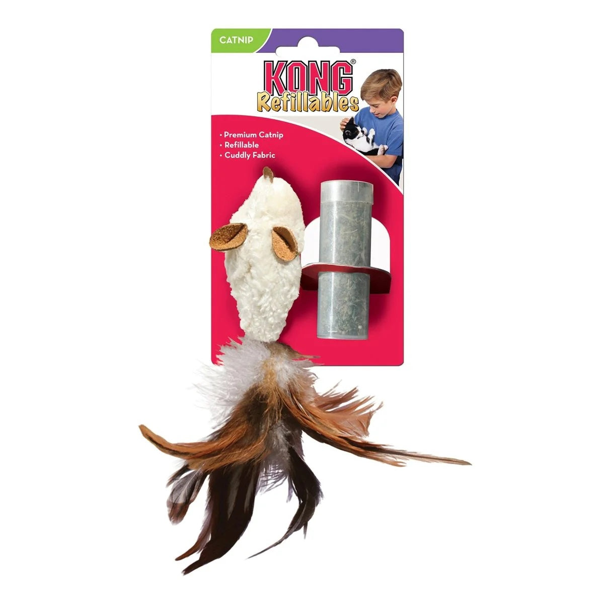 Mouse Refillable Catnip Cat Toy