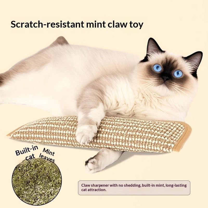 Cat Toy, Catnip Pillow, Self-amusing Chew Toy, Bite-resistant